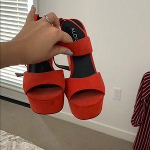 Aldo electric orange/red